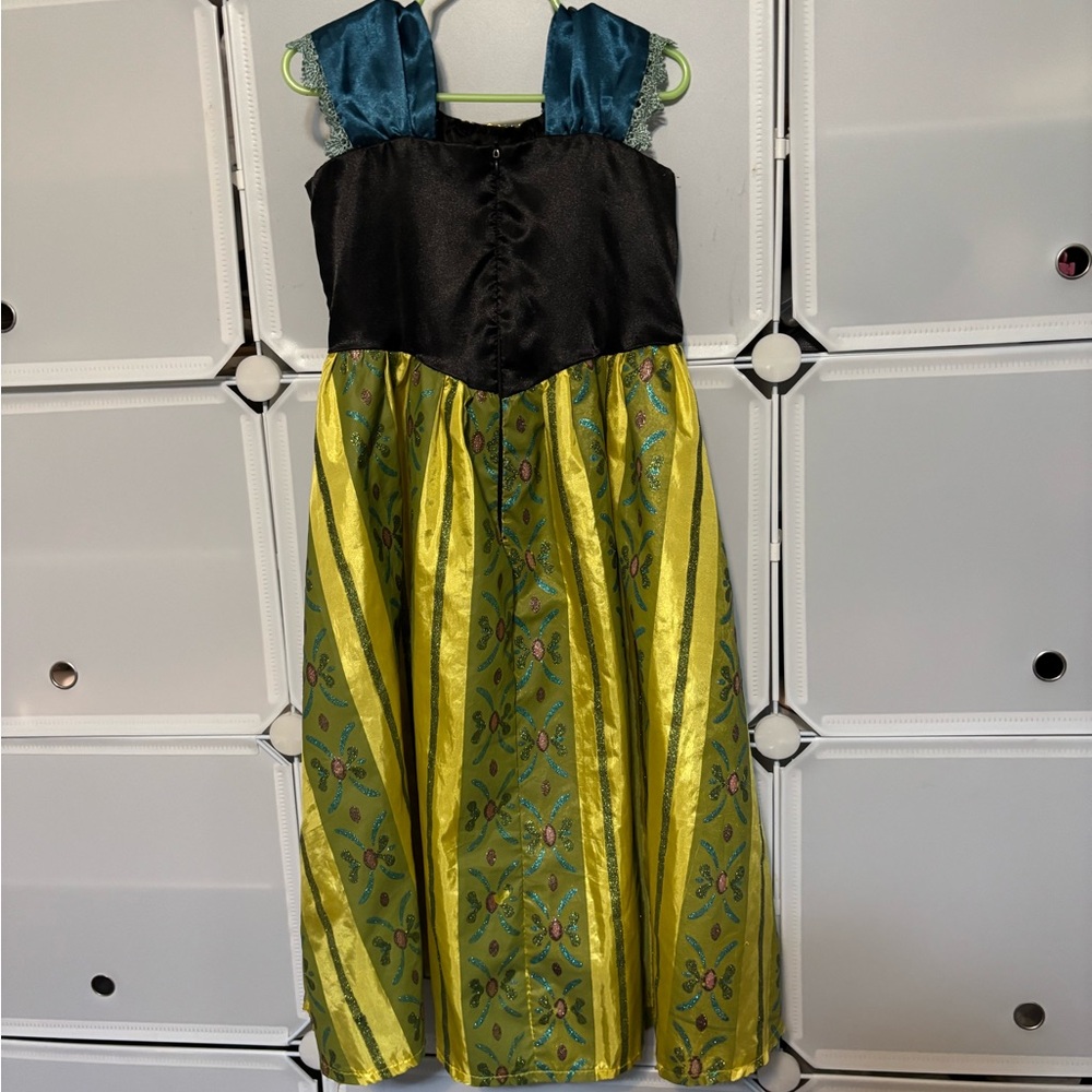 Kids Princess Costume Dress - Black, Green, and Blue
